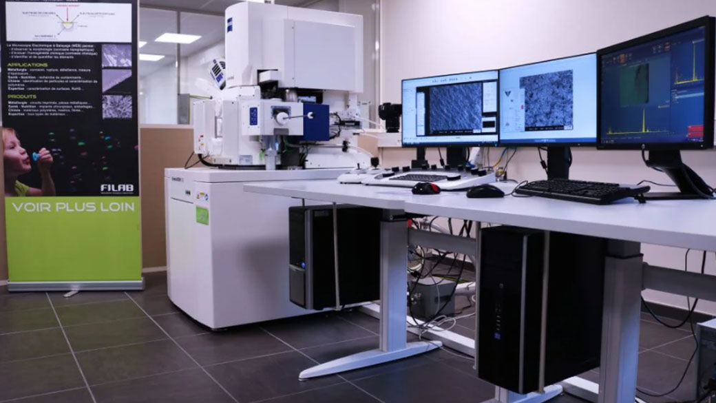 analyse de surface par MEB