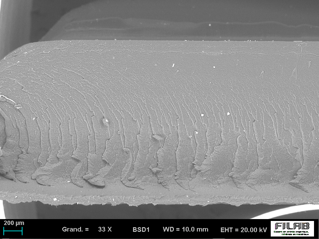 analyse fractographique polymère